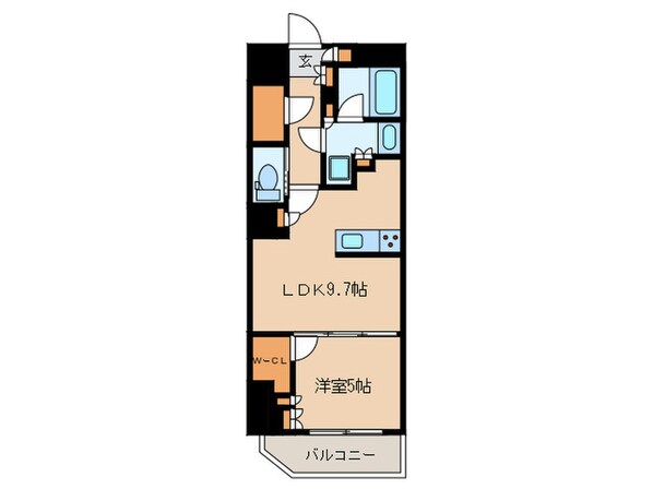 パークアクシス市谷加賀町の物件間取画像